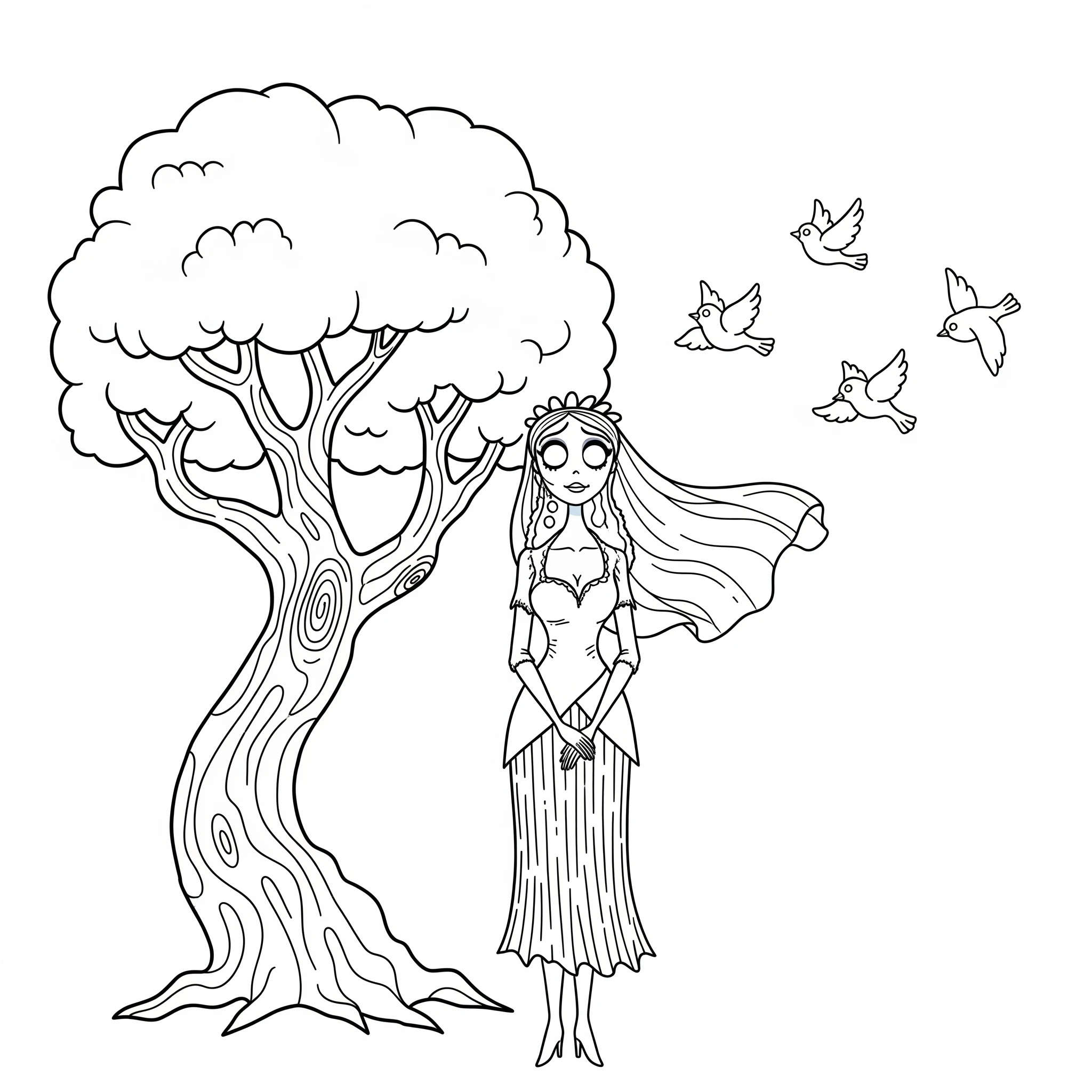 coloriage Les Noces Funèbres de pour enfants