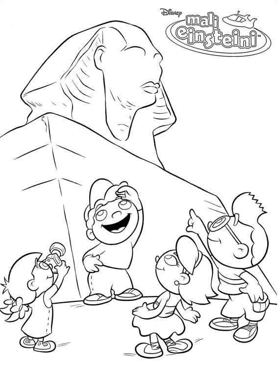 coloriage Little Einsteins à imprimer pour enfant de 8 ans
