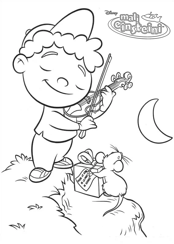 coloriage Little Einsteins et découpage à imprimer 1
