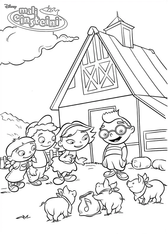 coloriage Little Einsteins a imprimer gratuitement