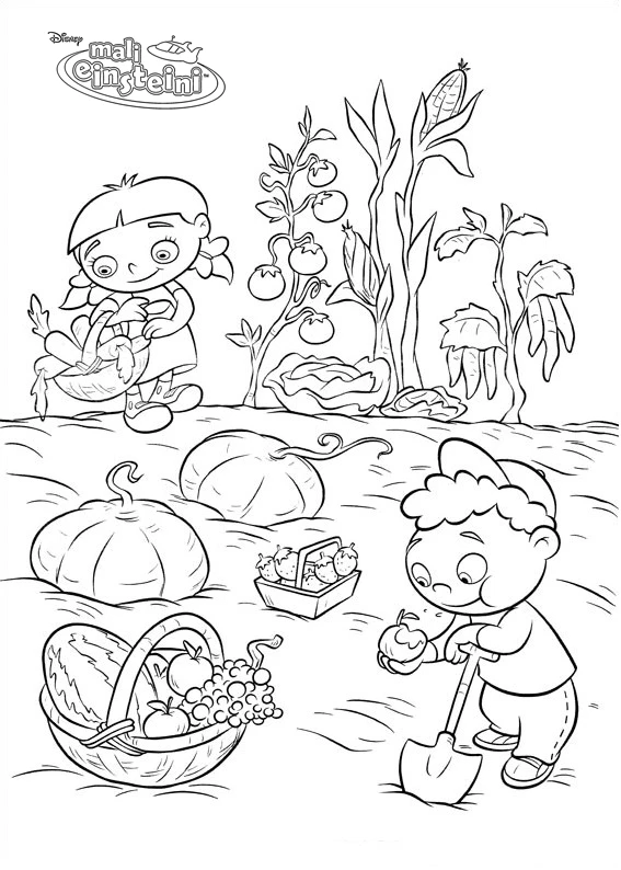 coloriage Little Einsteins à imprimer pour enfant de 2 ans