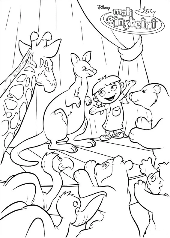 coloriage Little Einsteins à imprimer gratuitement