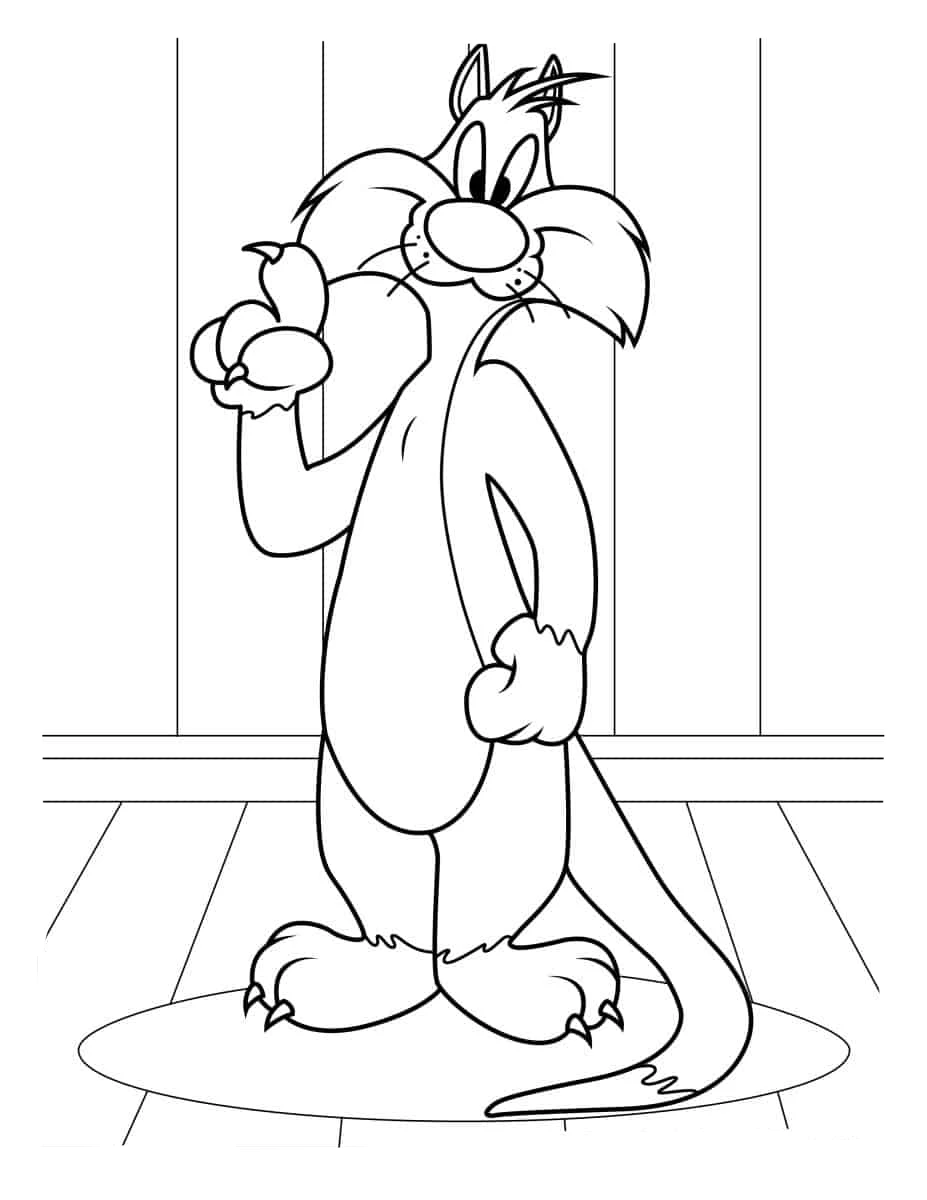 coloriage Looney Tunes pour enfants a imprimer 1