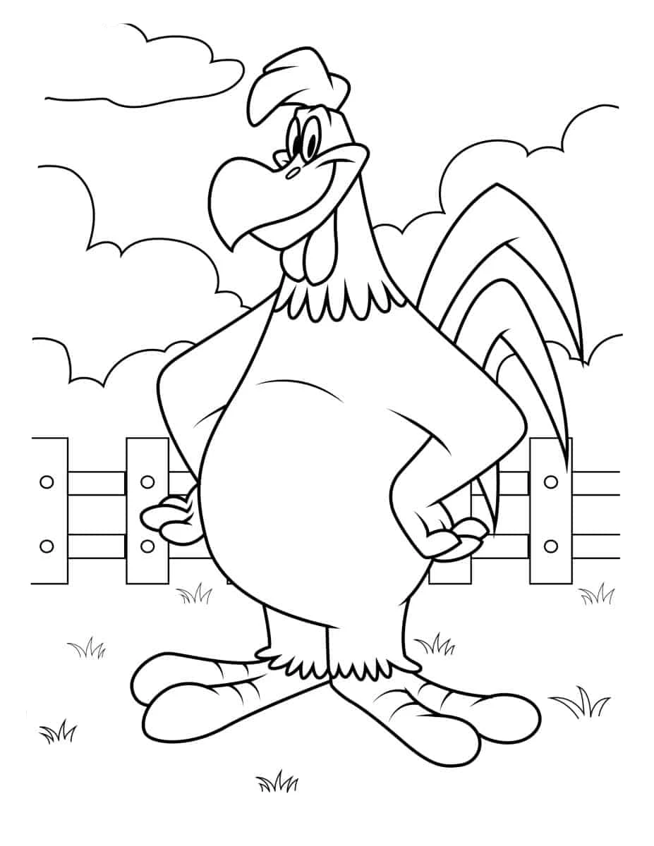 coloriage Looney Tunes à imprimer kawaii 1