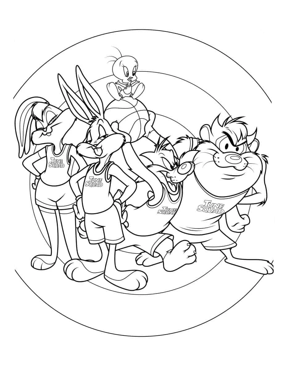 imprimer coloriage Looney Tunes gratuit