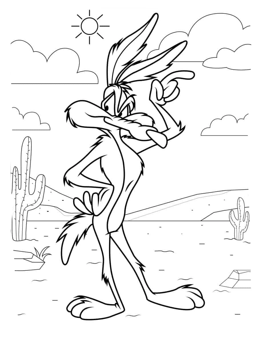 coloriage Looney Tunes à imprimer pdf 1