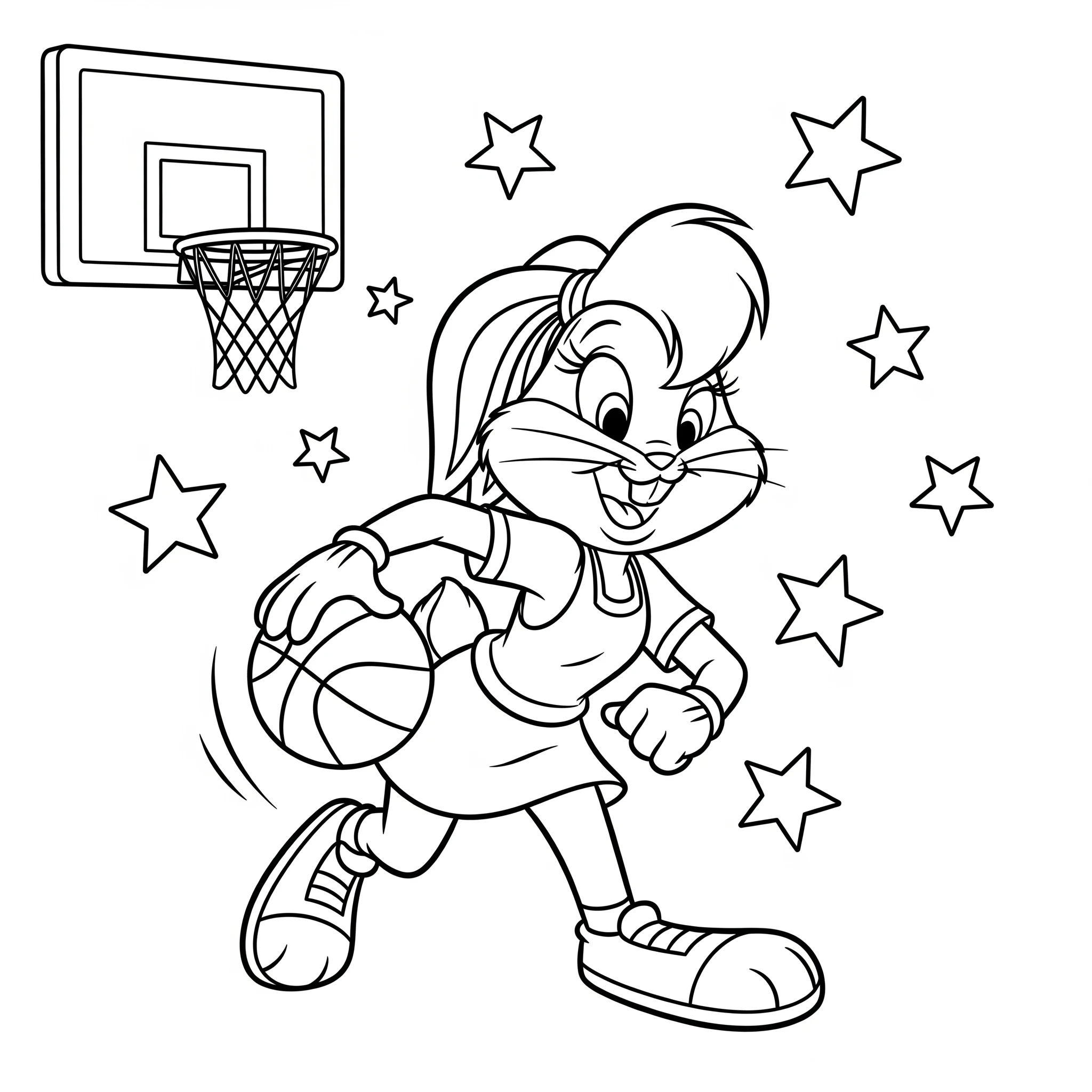 coloriage Looney Tunes a imprimer gratuitement 2