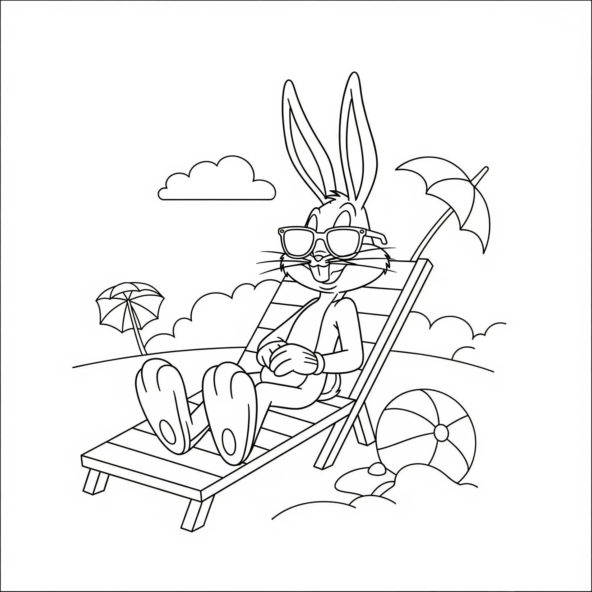 coloriage Looney Tunes et dessin a imprimer 1