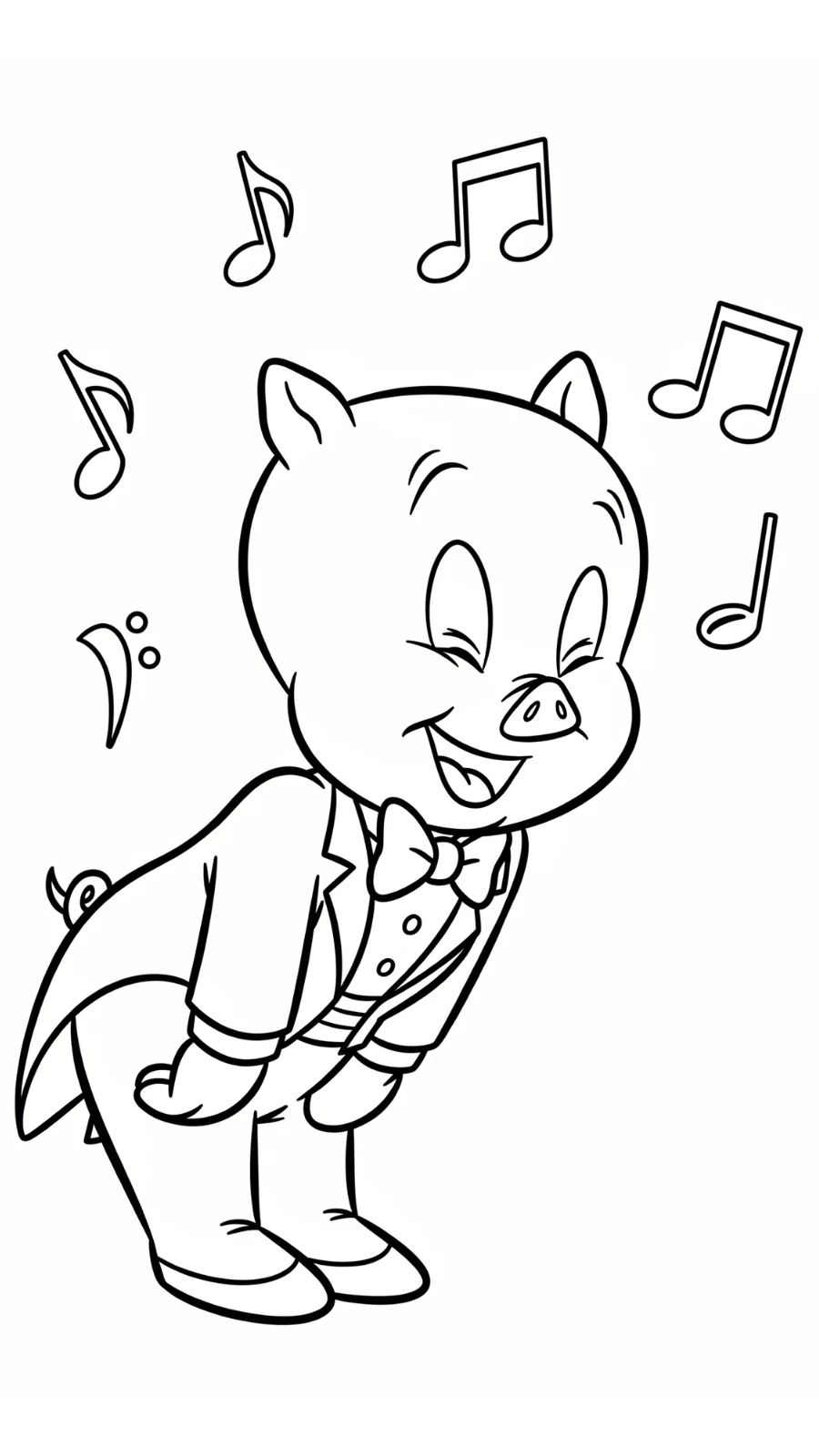 coloriage Looney Tunes pour enfant de 10 ans