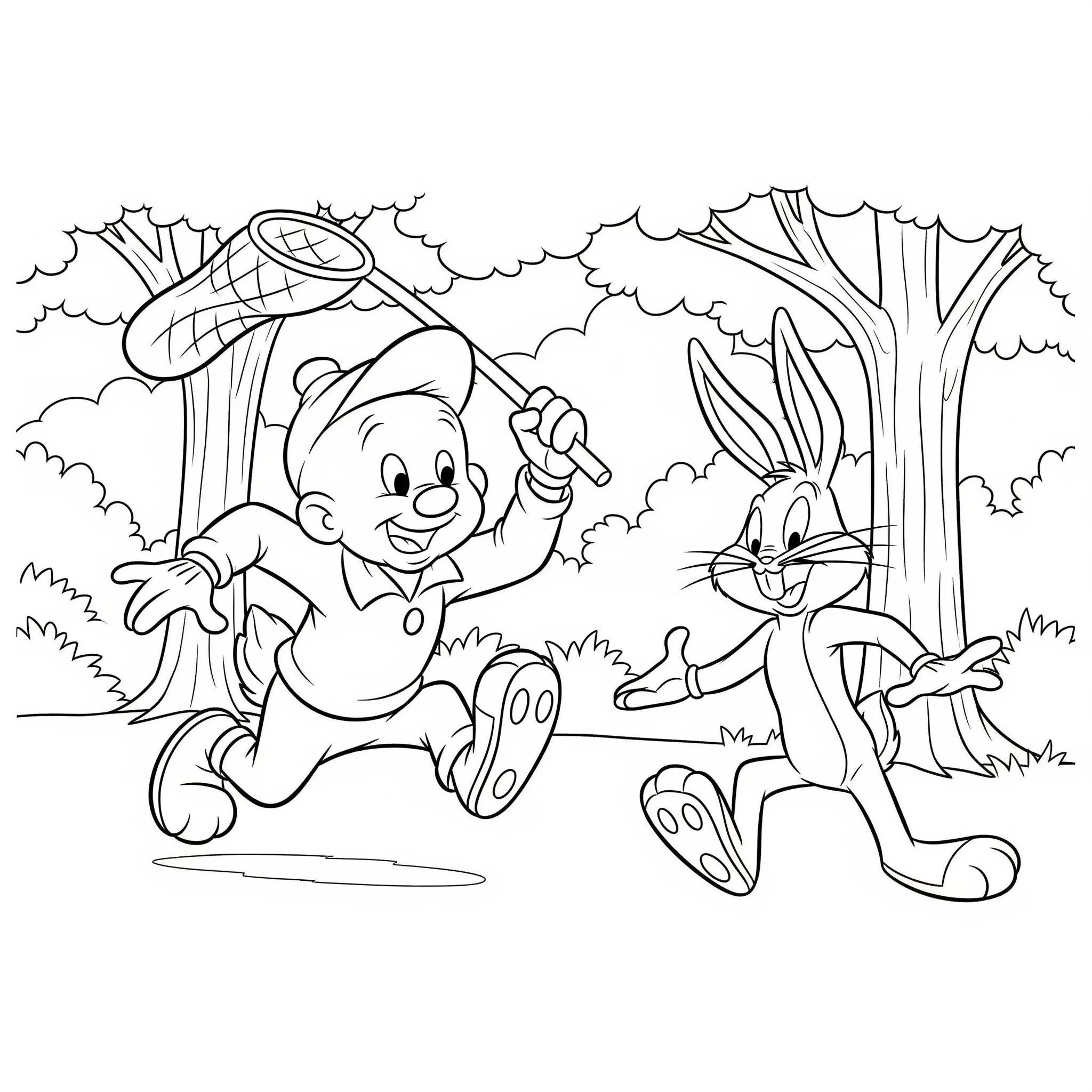 coloriage Looney Tunes pour enfant à imprimer