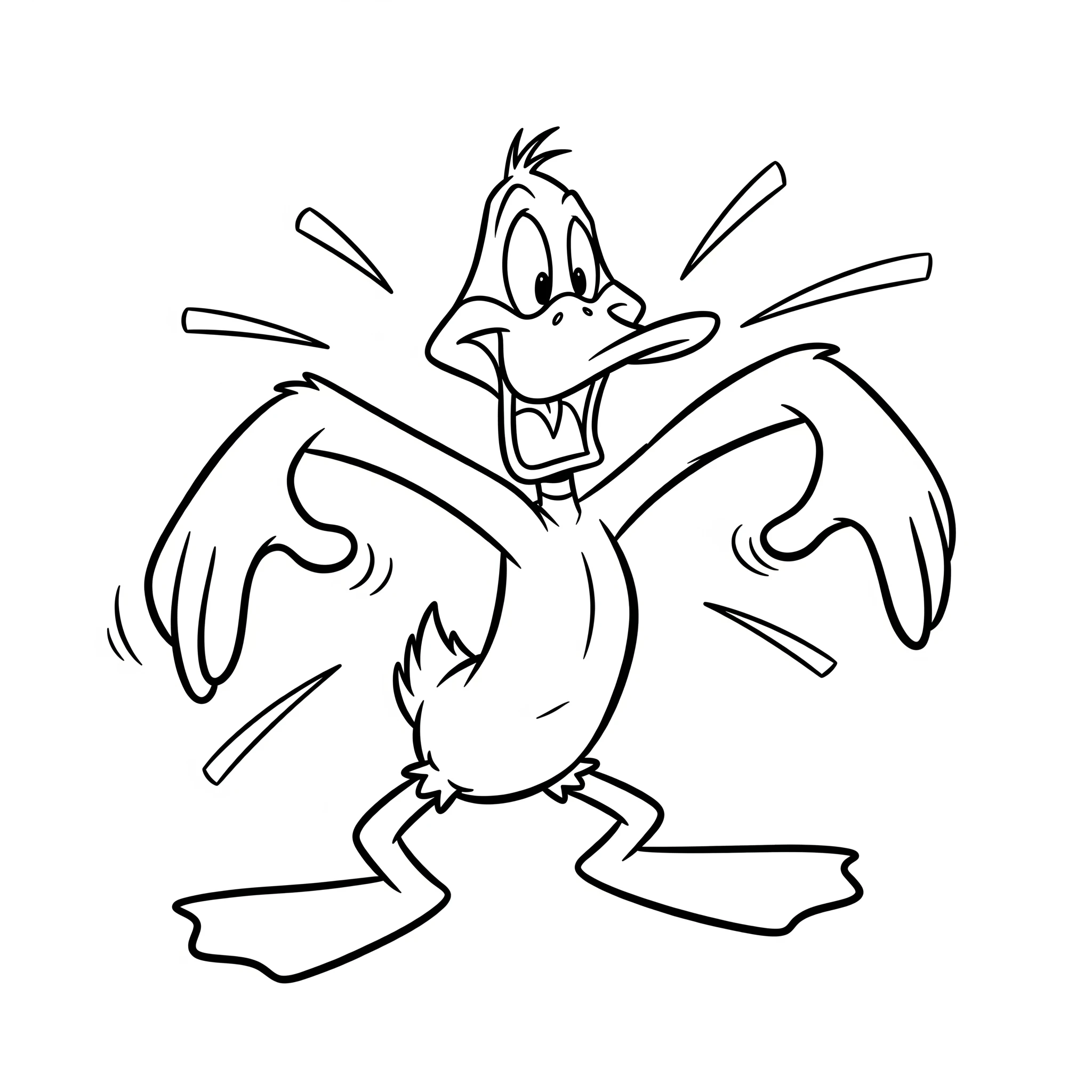 coloriage Looney Tunes pour enfant de 4 ans