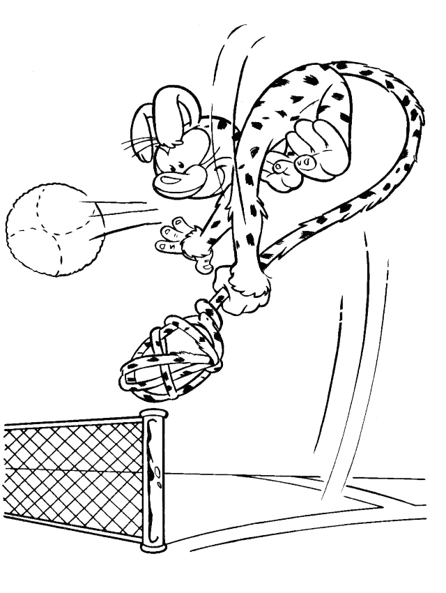 coloriage Marsupilami pour enfant