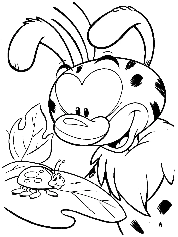 coloriage Marsupilami à imprimer pdf gratuit