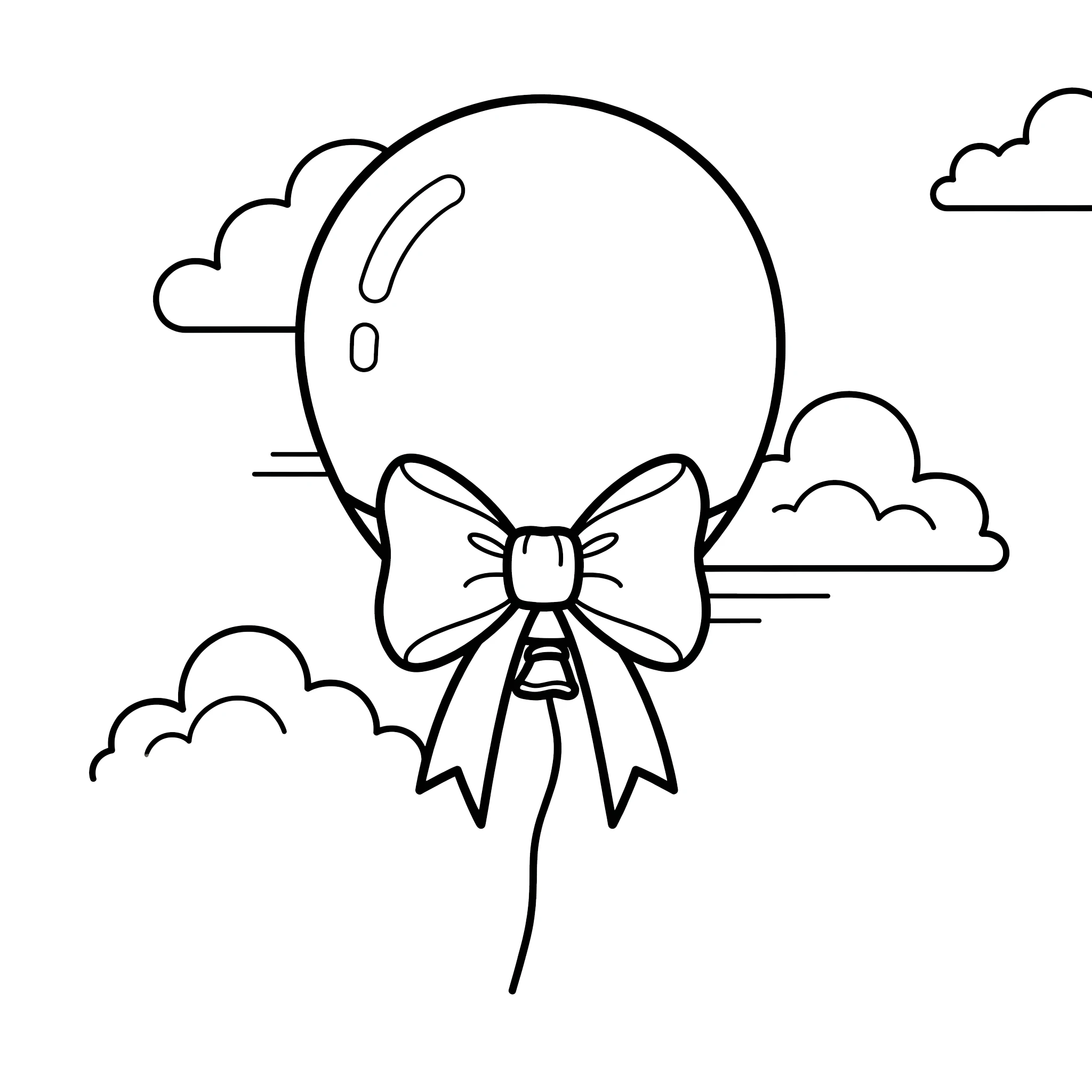 coloriage Noeud pour enfant de à imprimer