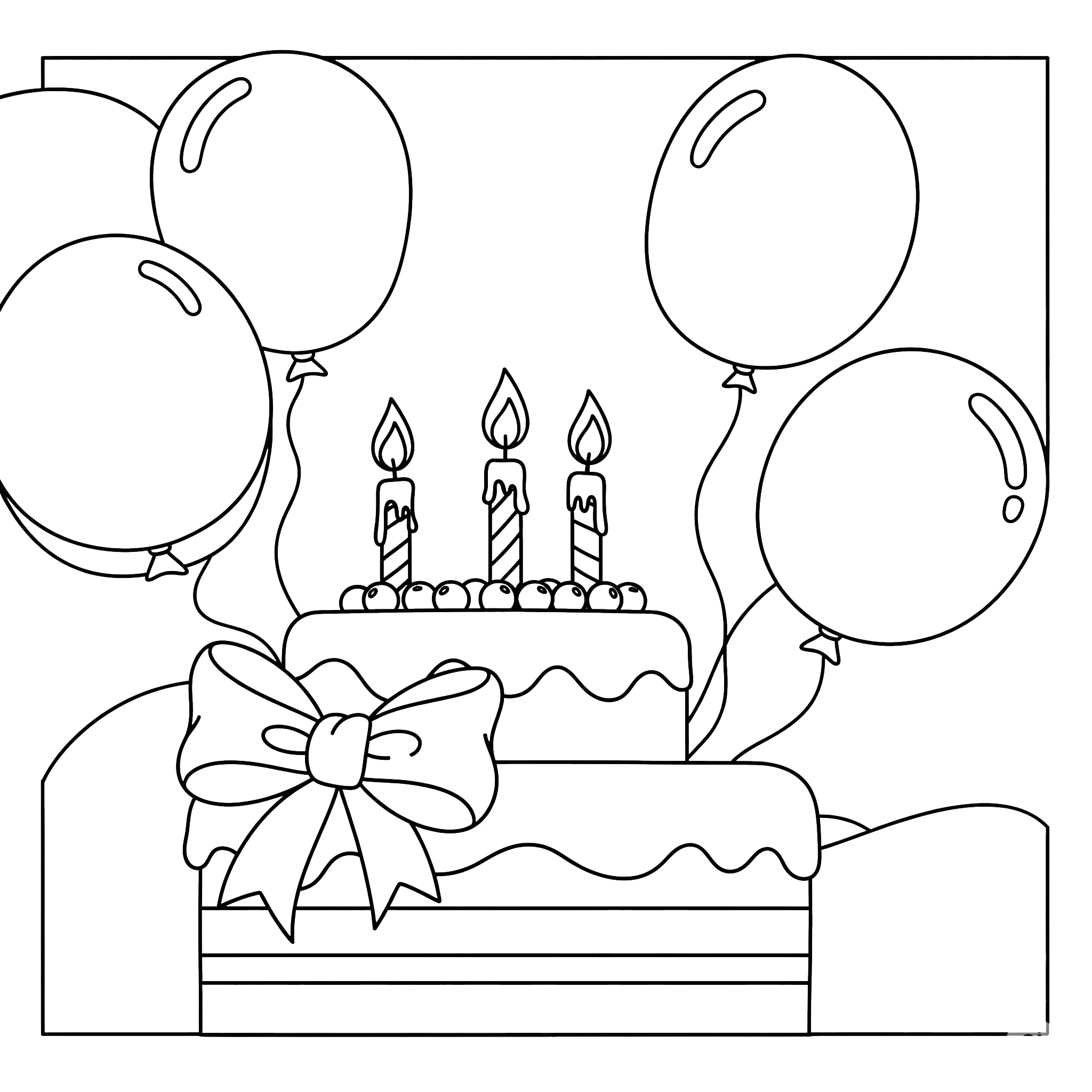 coloriage Noeud à imprimer kawaii