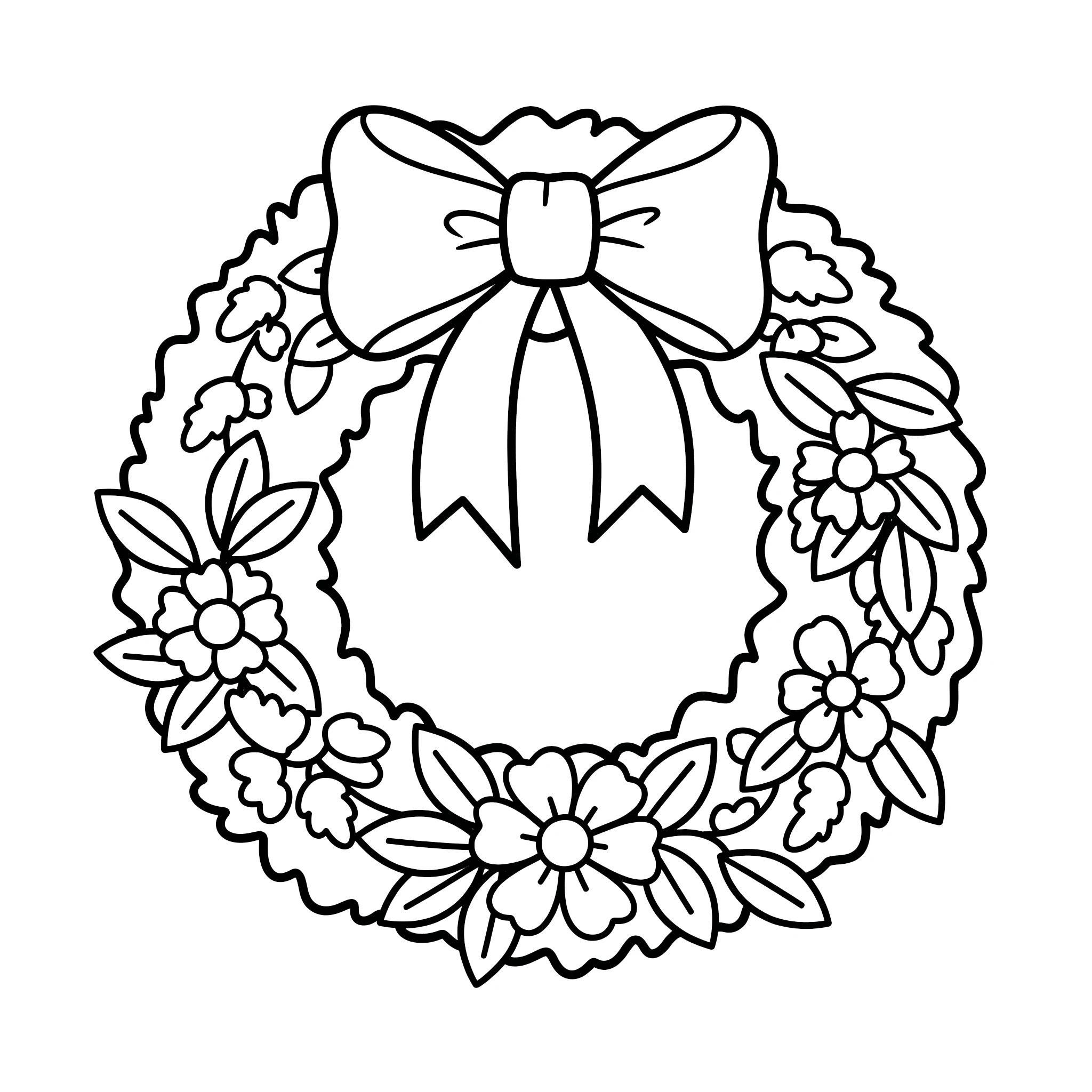 coloriage Noeud de pour enfants 1