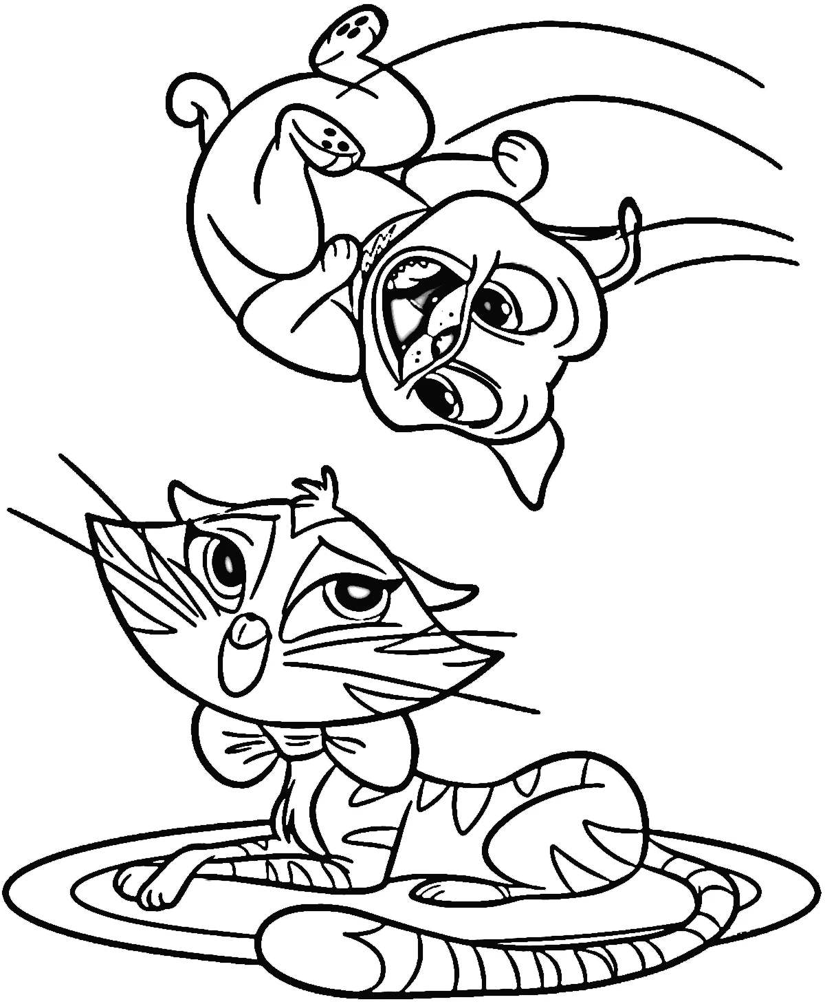 imprimer coloriage Puppy Dog Pals