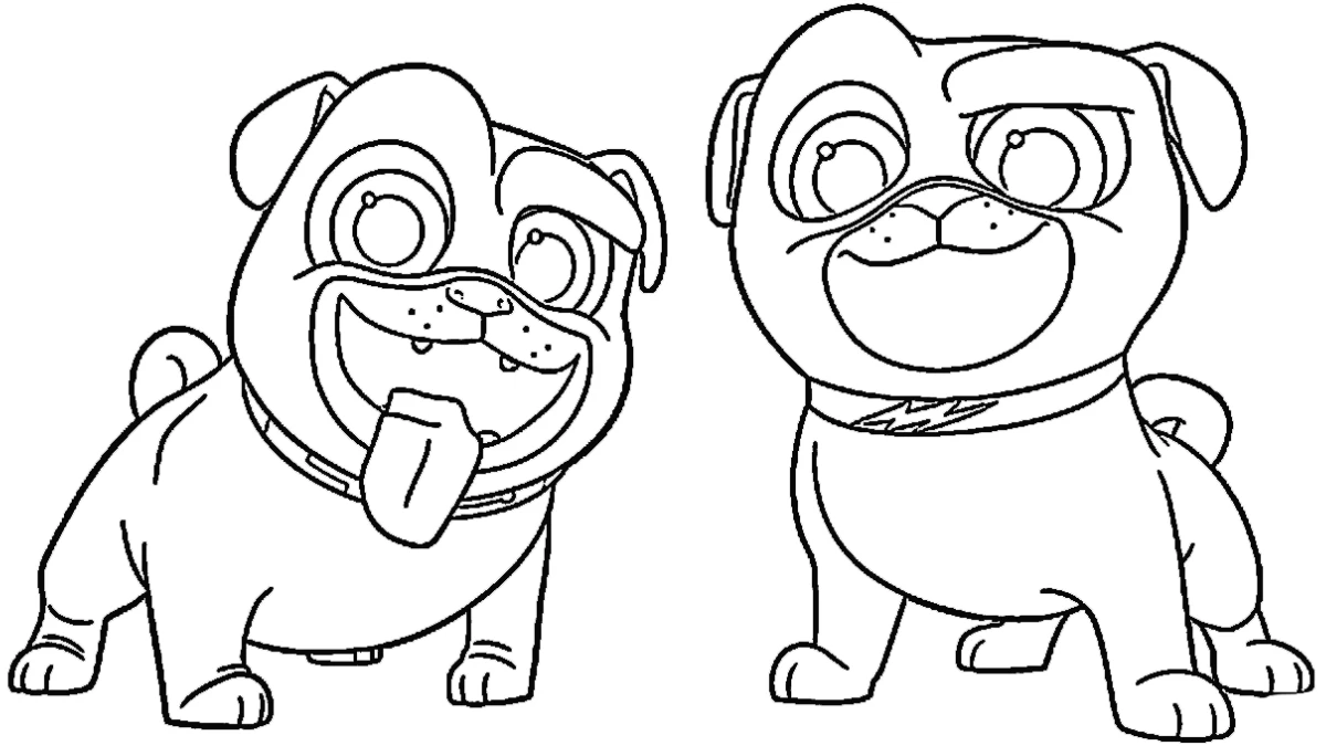 coloriage Puppy Dog Pals a imprimer