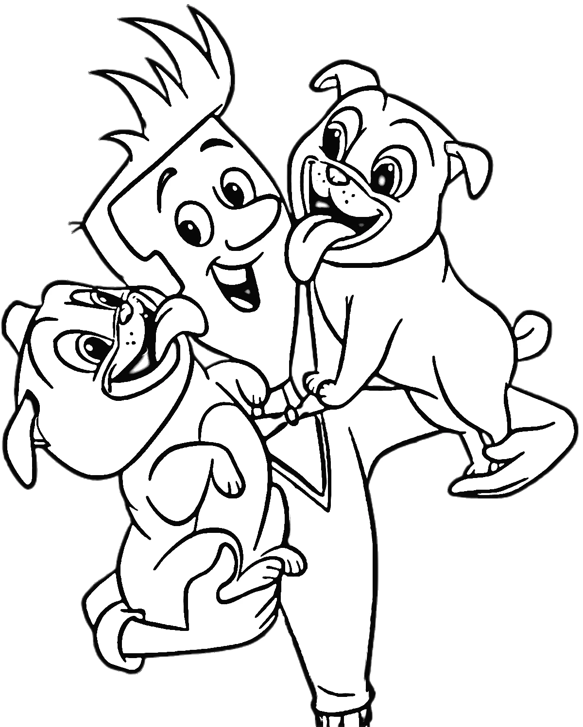 coloriage Puppy Dog Pals gratuit a imprimer