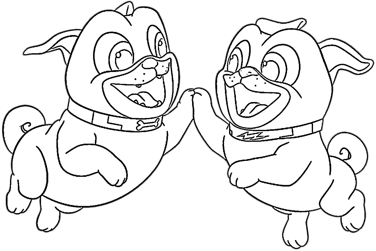 coloriage Puppy Dog Pals pour enfant