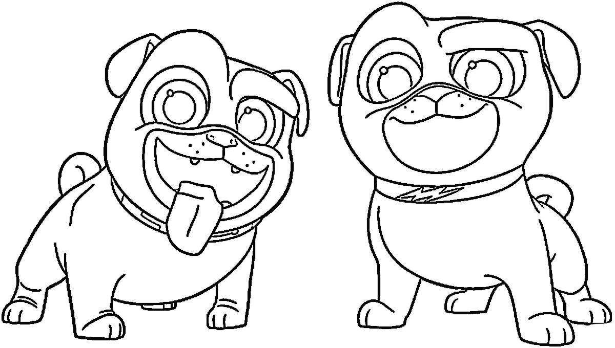 coloriage Puppy Dog Pals gratuit pour enfants