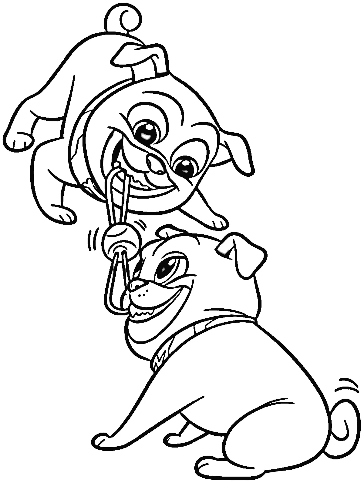 coloriage Puppy Dog Pals de pour enfants