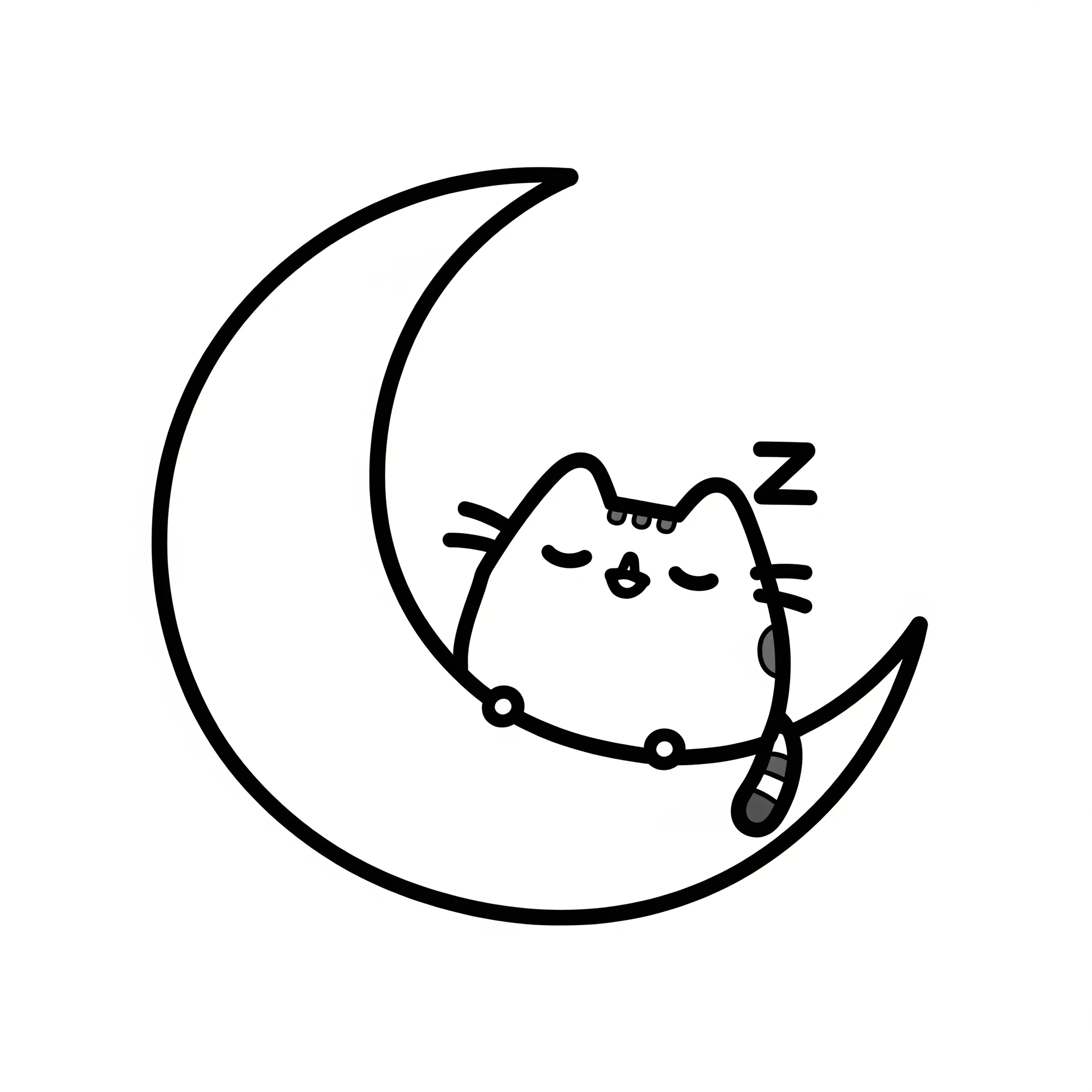 coloriage Pusheen en ligne