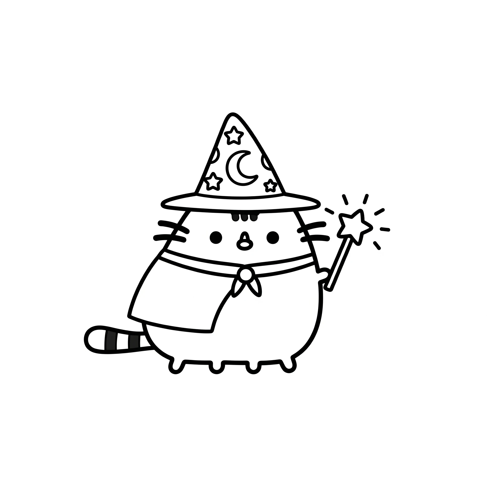 coloriage Pusheen pour enfants a imprimer
