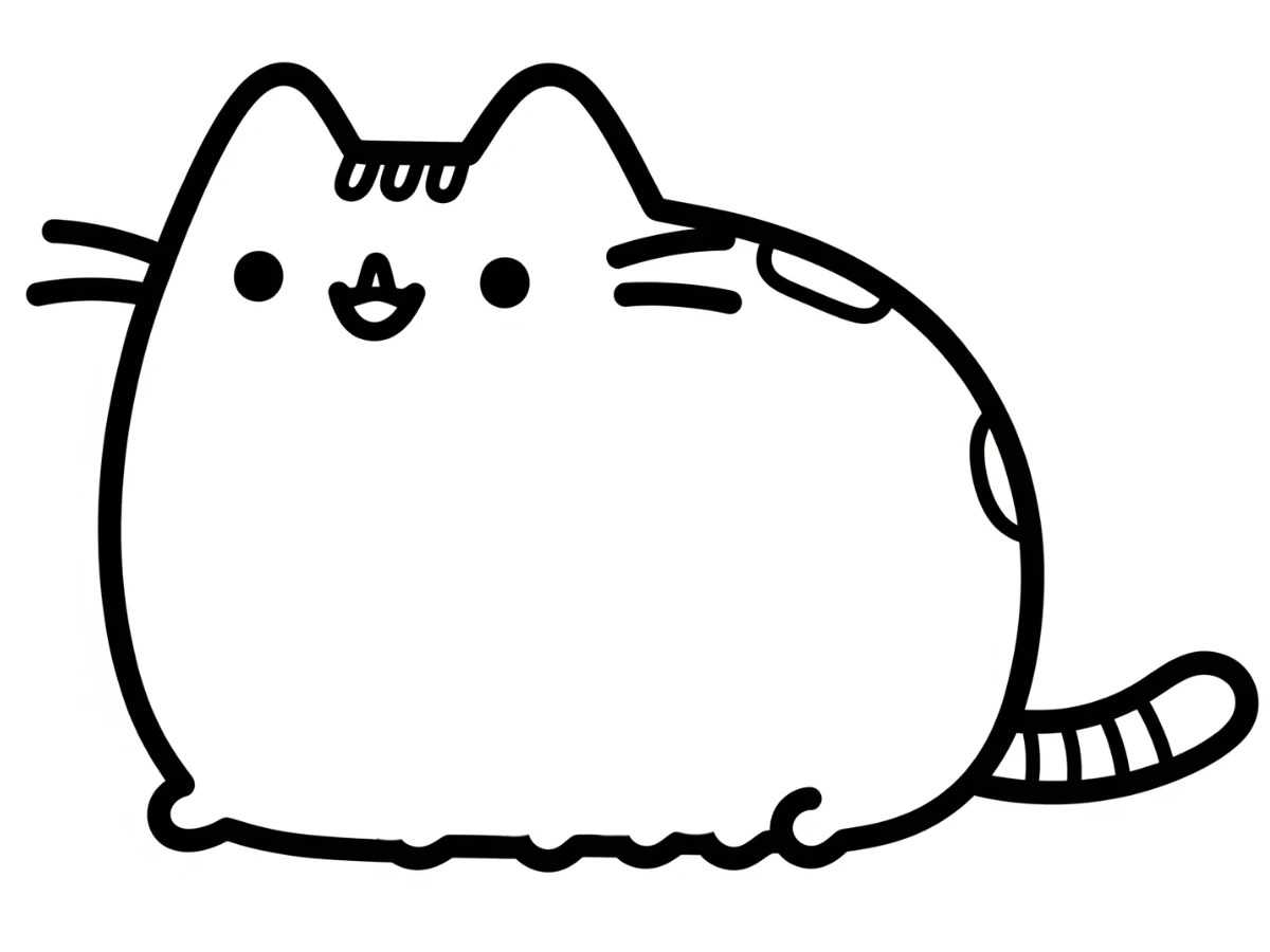coloriage Pusheen a dessiner et imprimer