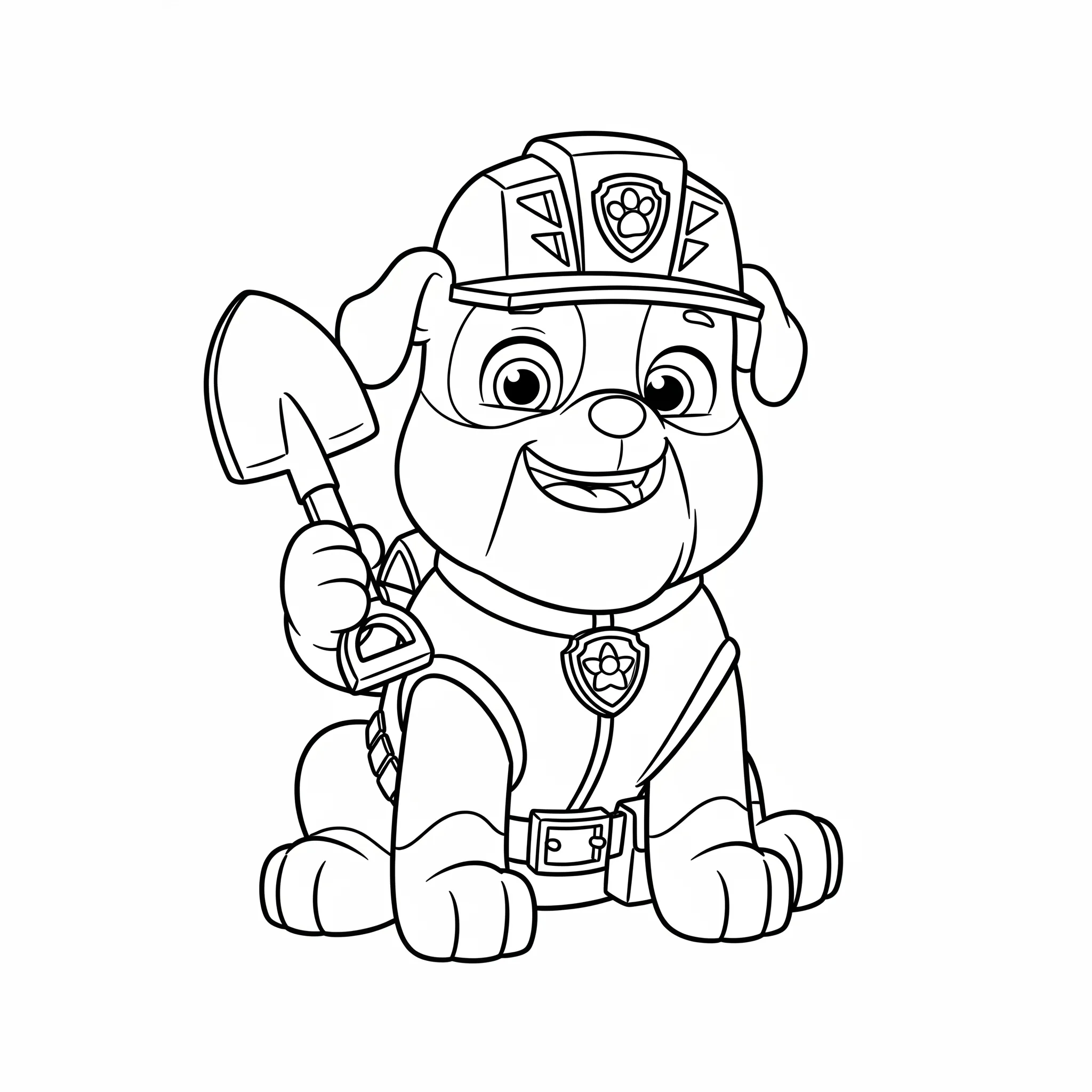 coloriage Ruben le constructeur à imprimer pdf gratuit
