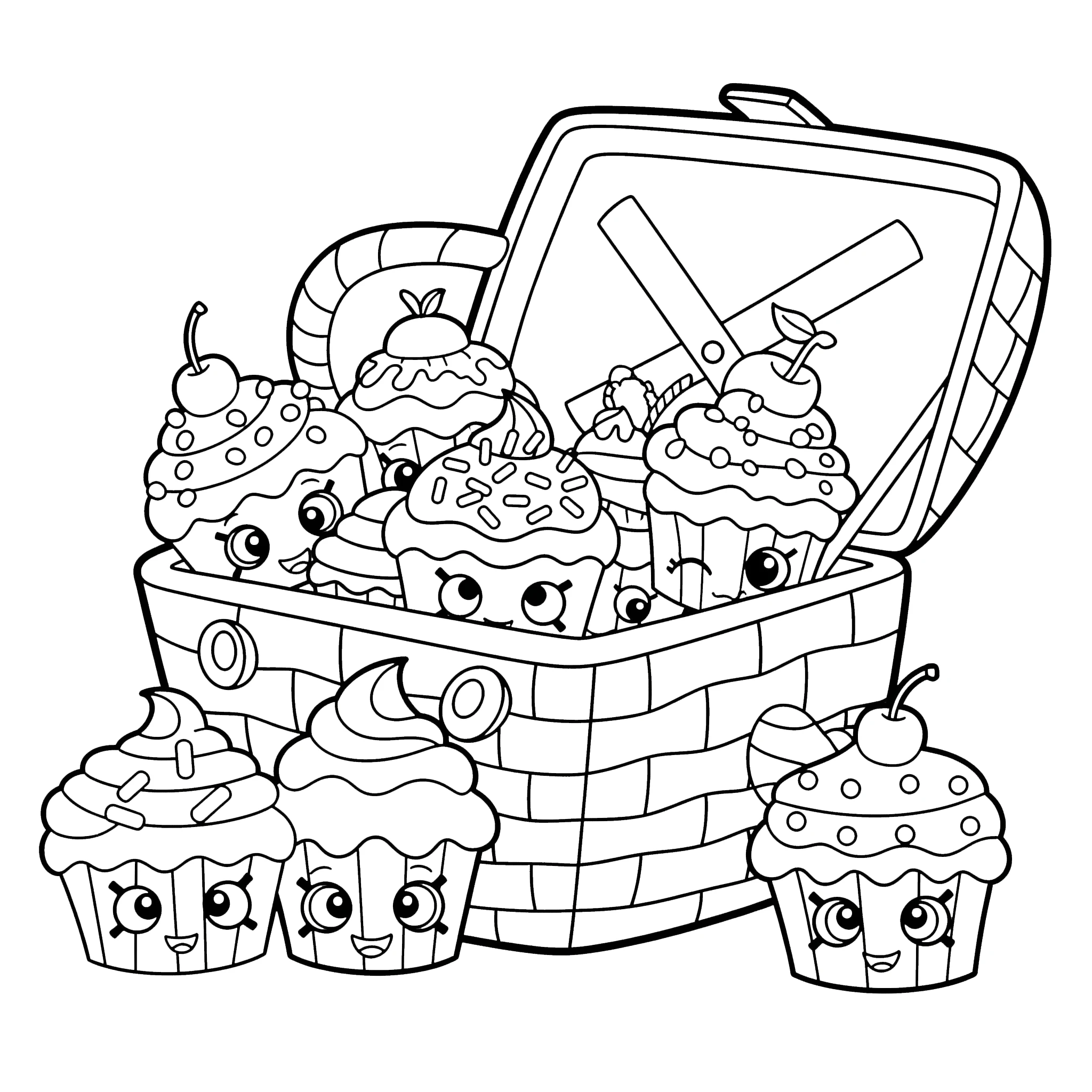 coloriage Shopkins pour enfant a imprimer gratuit