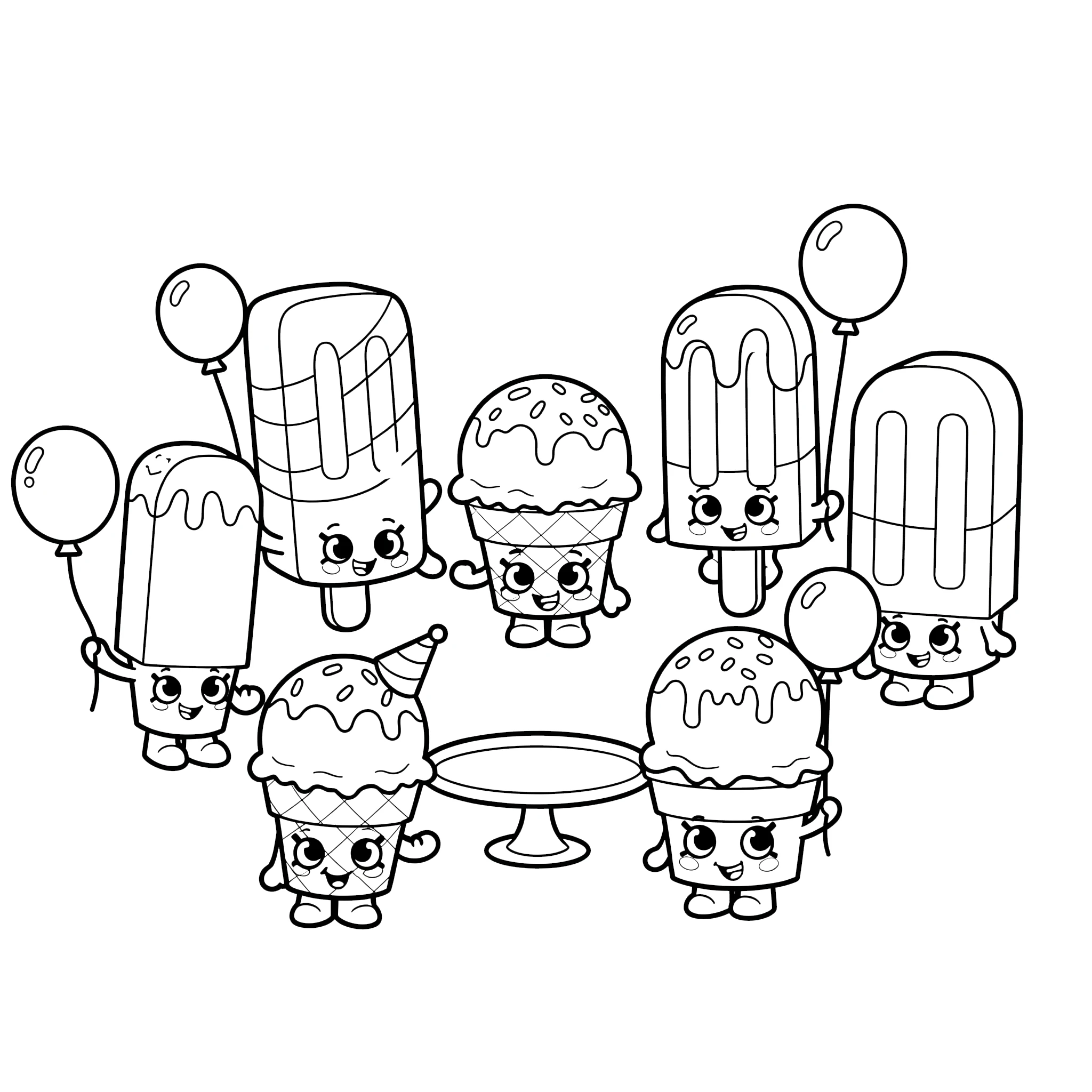 coloriage Shopkins pour enfants à imprimer