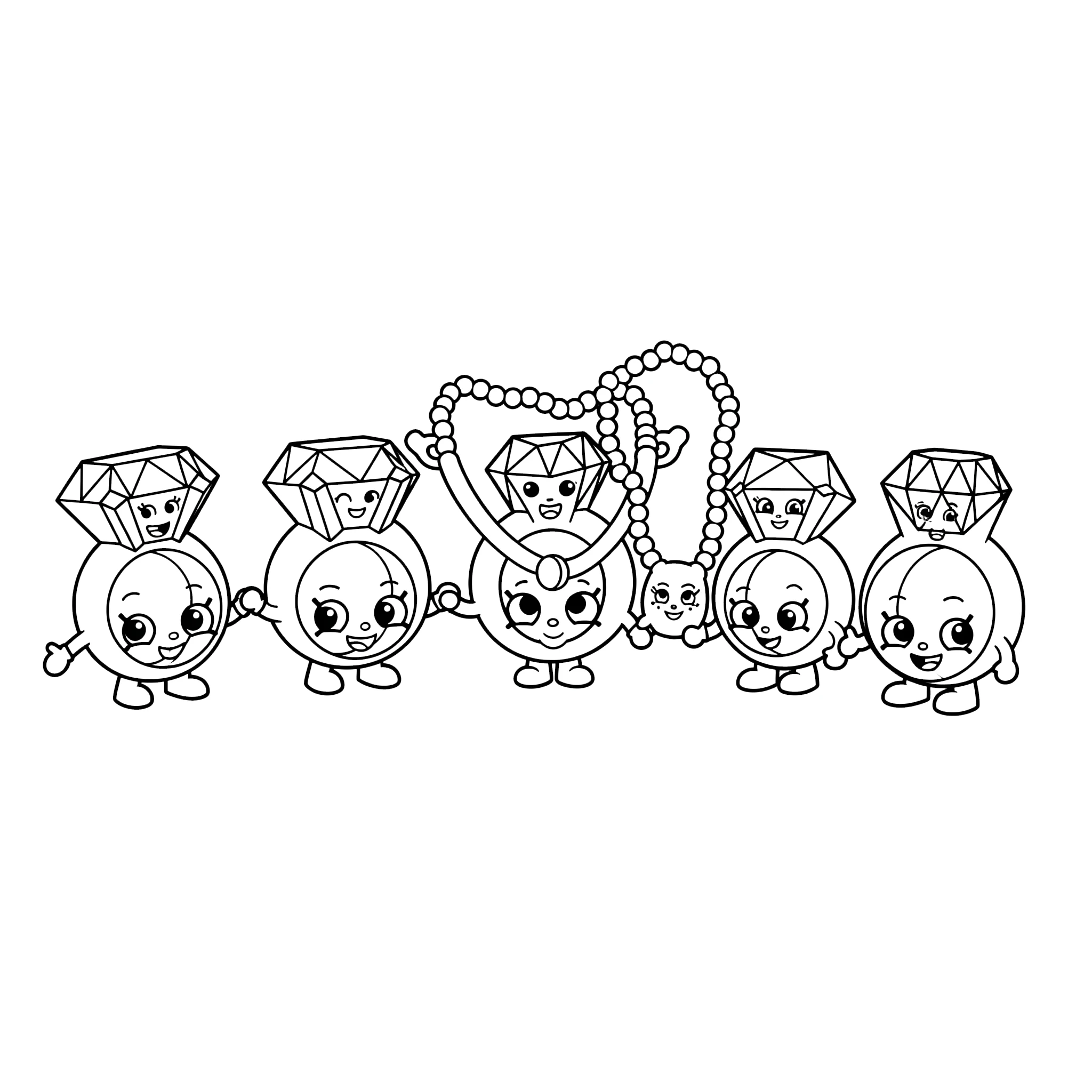coloriage Shopkins à imprimer gratuit 1