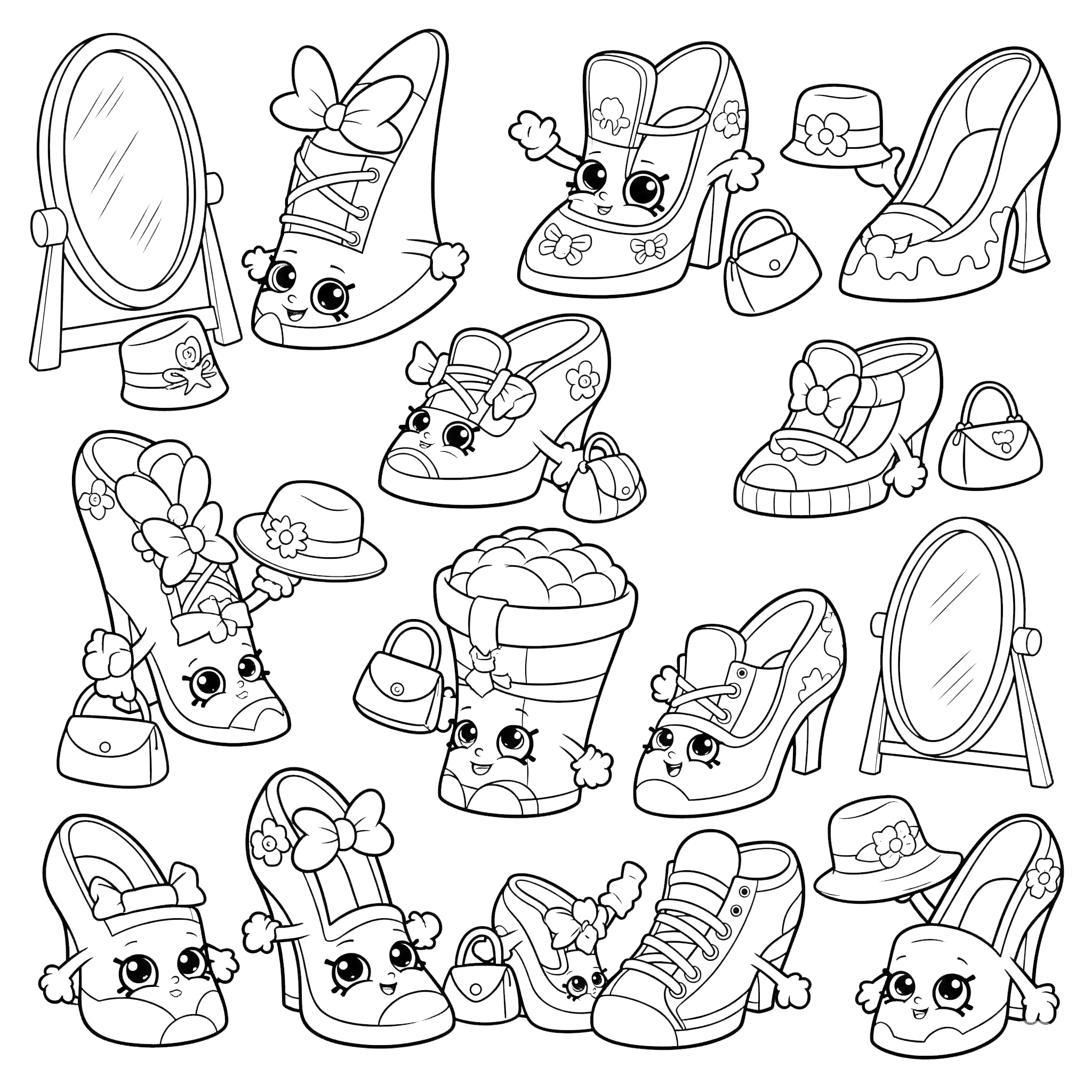 coloriage Shopkins à imprimer pour enfant de 6 ans