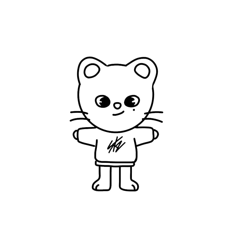 coloriage Skzoo pour enfants à télécharger