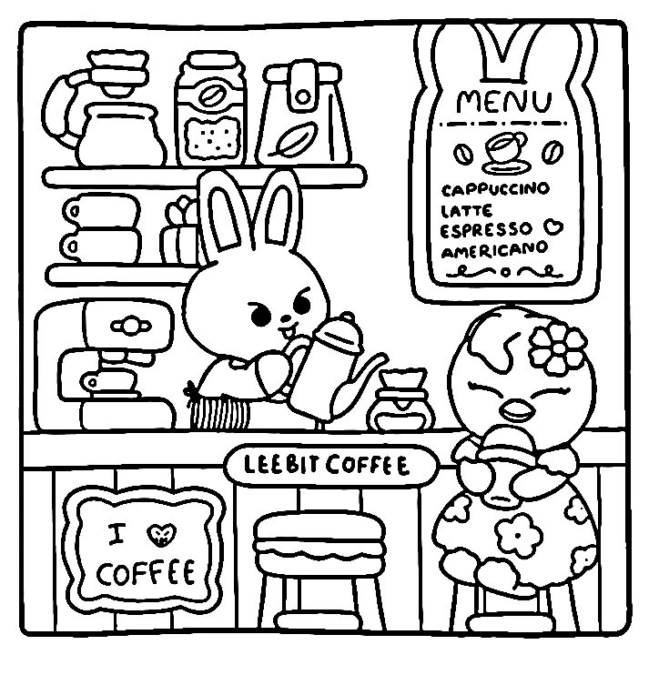 coloriage Skzoo à imprimer pour enfant de 7 ans