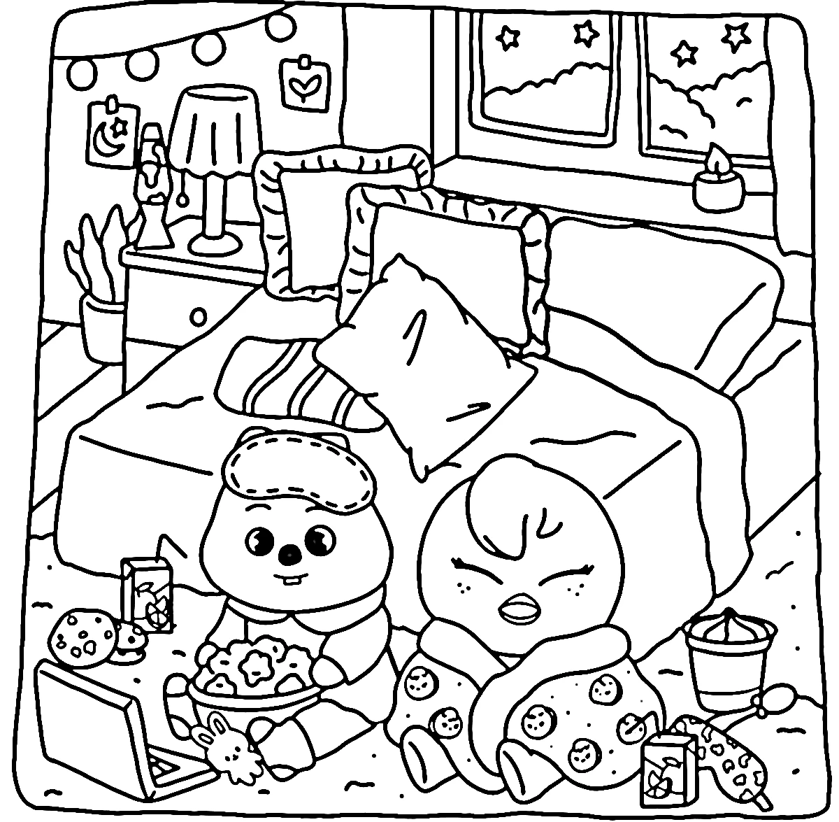 coloriage Skzoo pour enfant