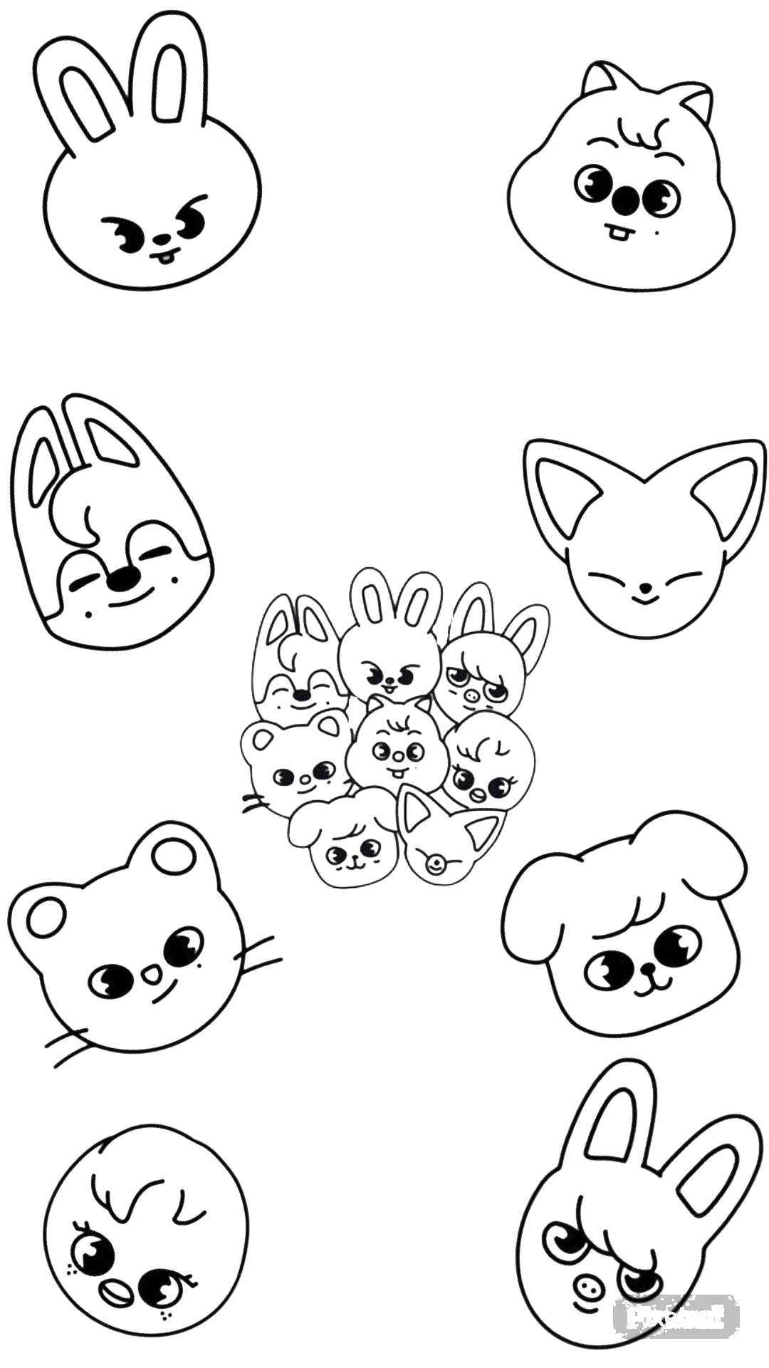 coloriage Skzoo pour enfant gratuit