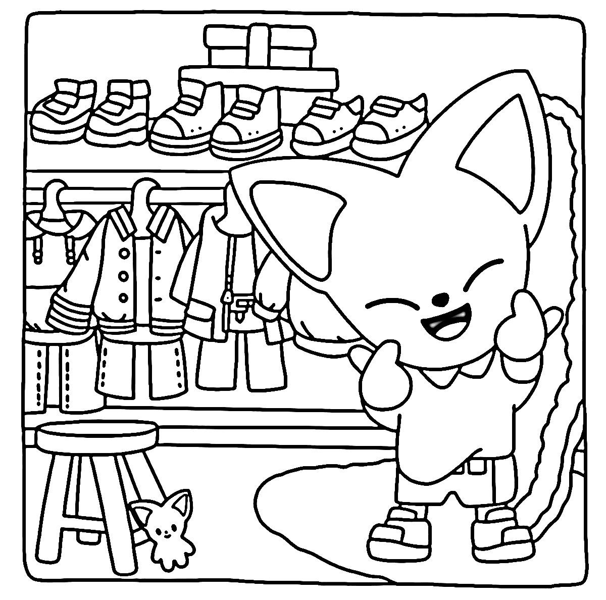coloriage Skzoo pour enfant gratuit 1