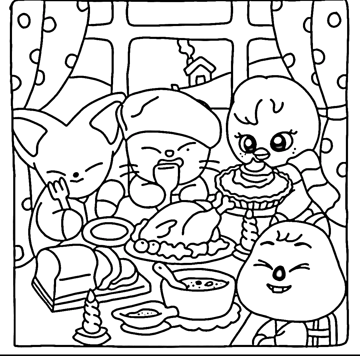 coloriage Skzoo gratuit a imprimer