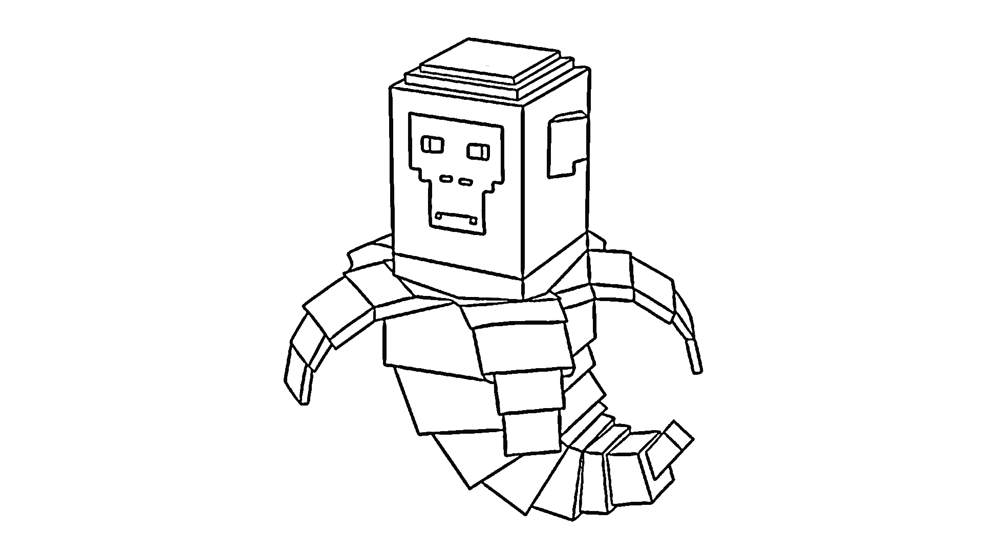 coloriage Steal a Brainrot à imprimer pour enfants 2