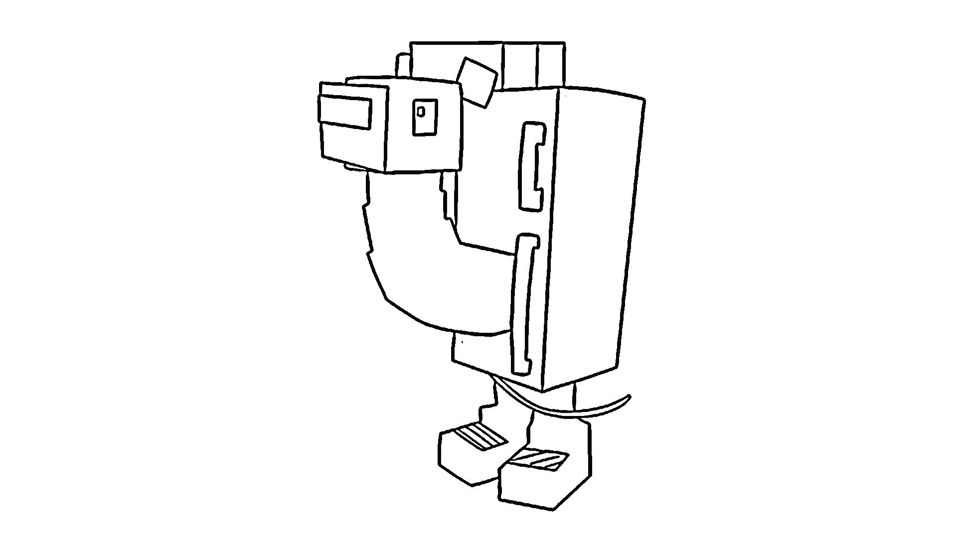 coloriage Steal a Brainrot à imprimer gratuit