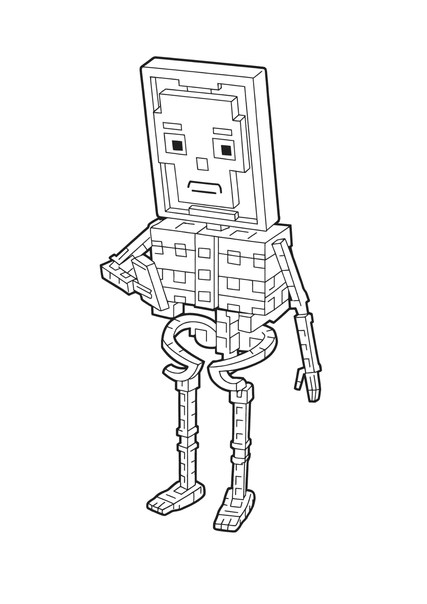 coloriage Steal a Brainrot à imprimer pdf 1