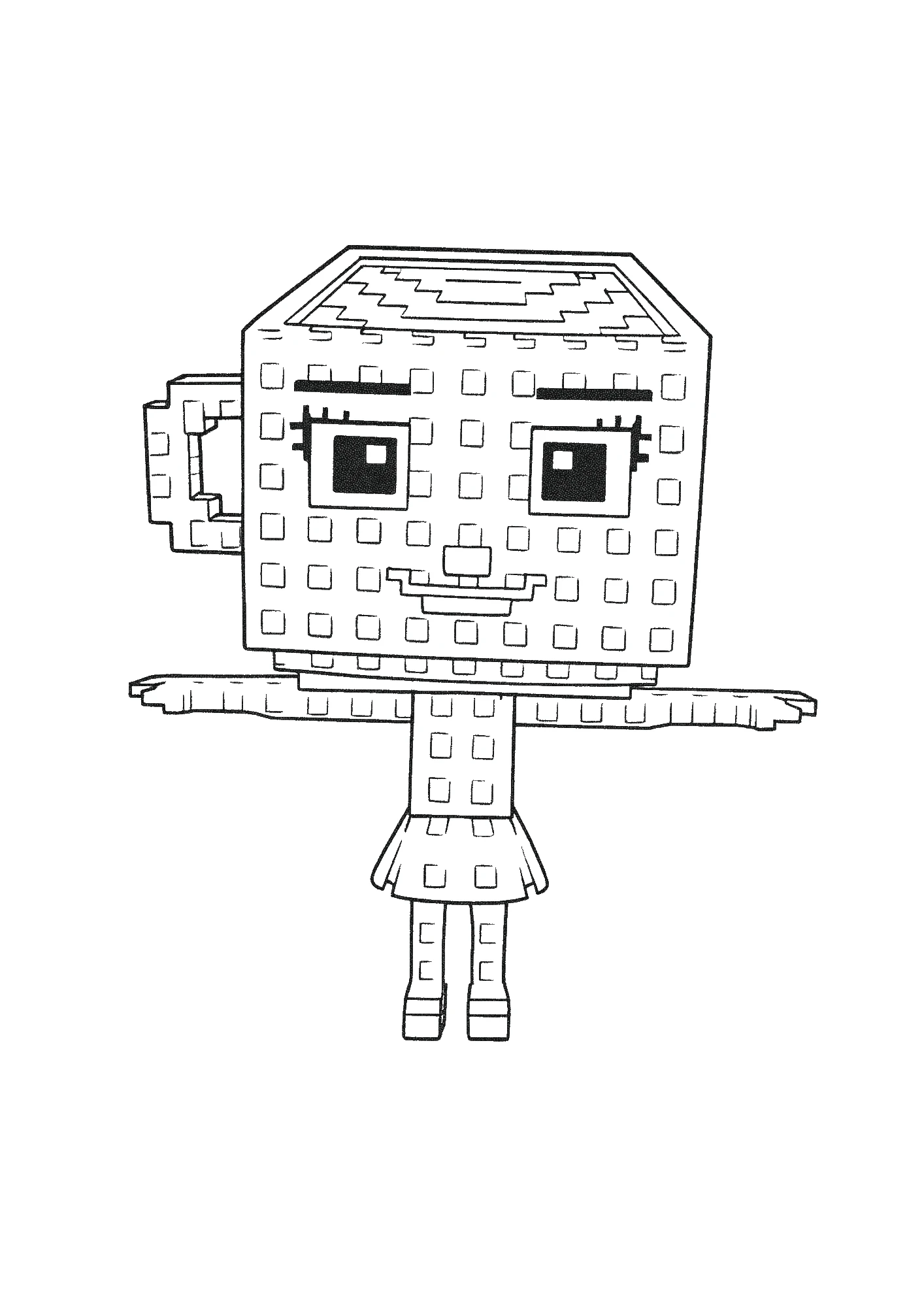 coloriage Steal a Brainrot a imprimer gratuitement