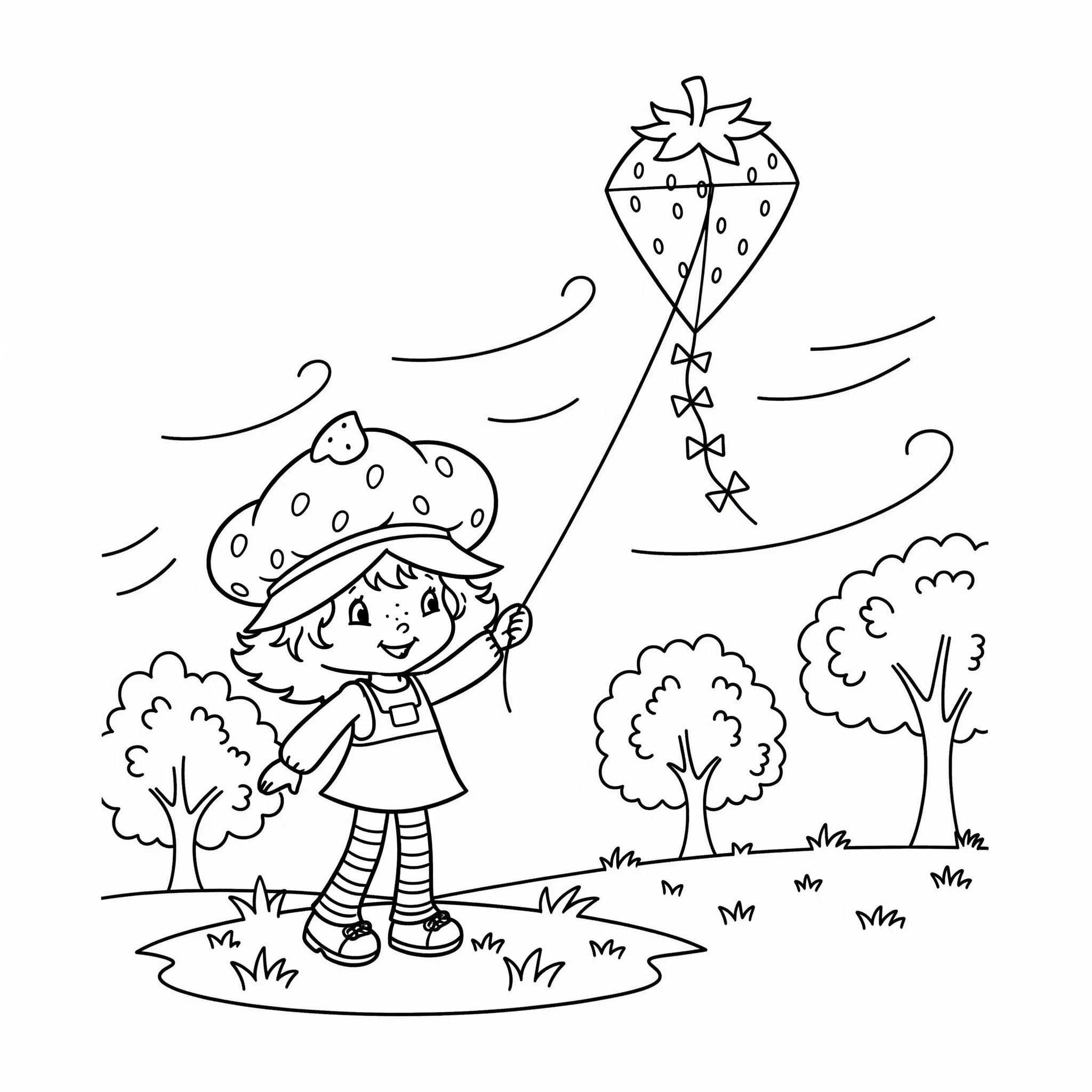 coloriage Strawberry Shortcake pour enfant 1