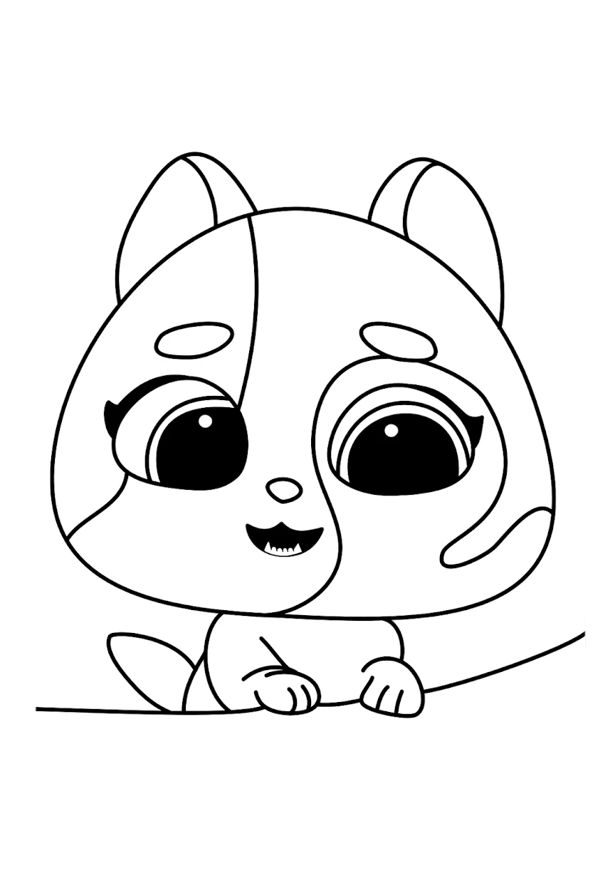coloriage Superkitties à imprimer gratuit