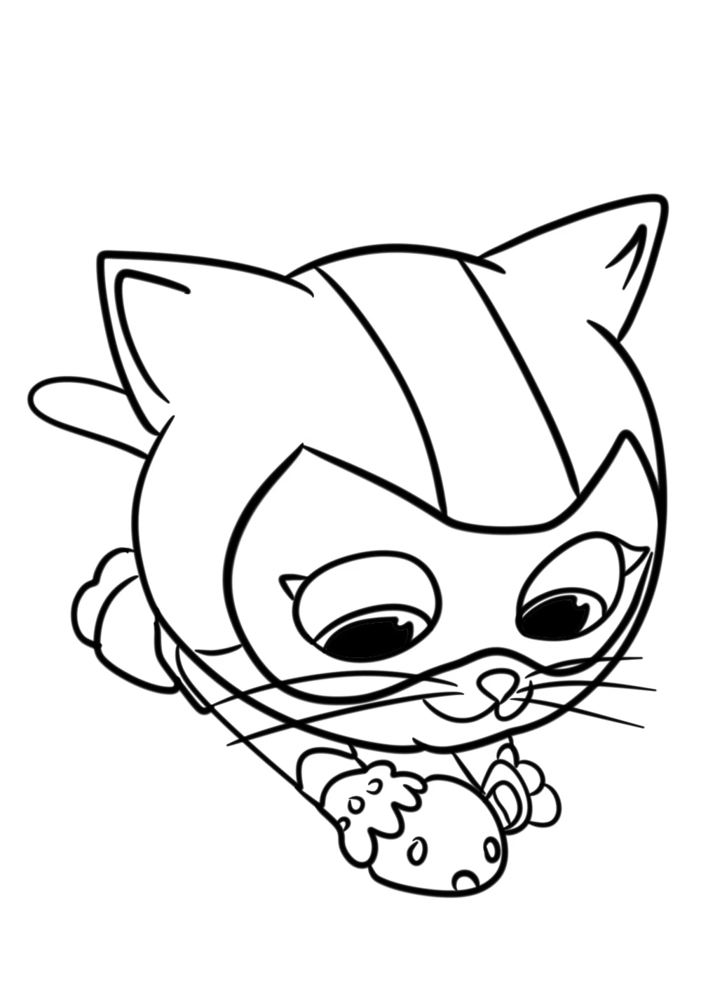 coloriage Superkitties pour enfant de 8 ans