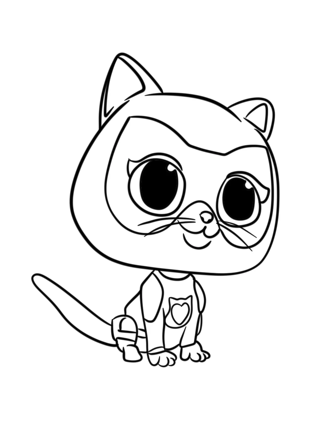 coloriage Superkitties à imprimer