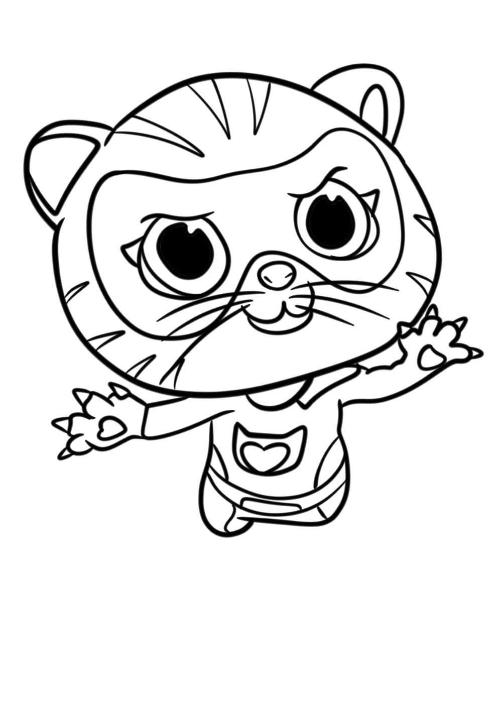 coloriage Superkitties pour enfant