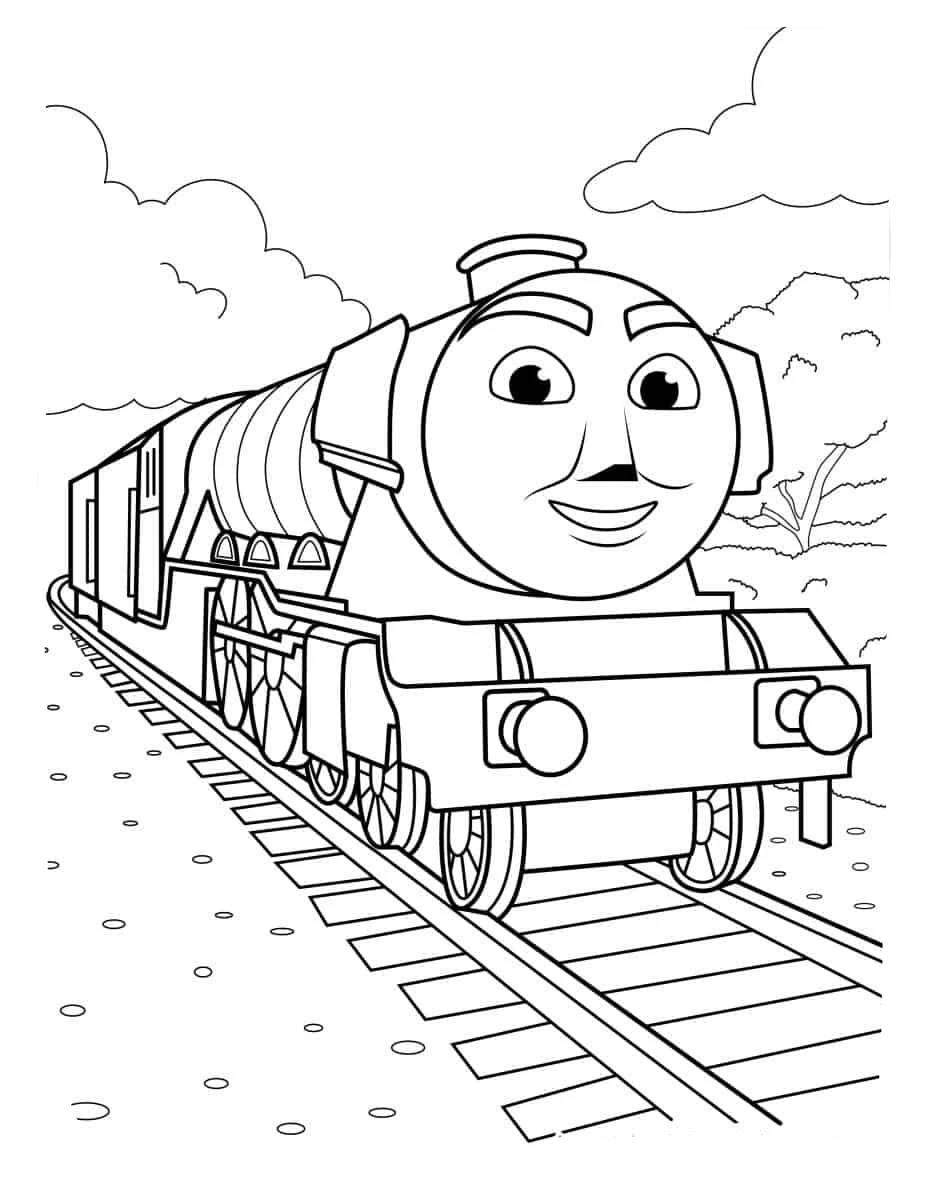 coloriage Thomas et Ses Amis et dessin a imprimer